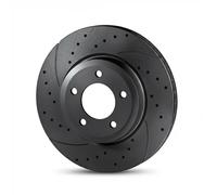 2x Disque de frein Essieu avant perforé RT 4504-GL T5 ROTINGER pour RENAULT