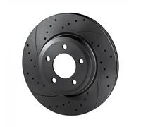 2x Disque de frein Essieu avant perforé RT 4518-GL T5 ROTINGER pour VW SKODA