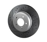 2x Disque de frein Essieu avant perforé RT 71005HP-GL T5 ROTINGER pour BMW 5
