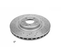 2x Disque de frein Essieu avant perforé/ventilé de l'intérieur 083 521 0021/PD