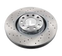 2x Disque de frein Essieu avant perforé/ventilé de l'intérieur 44121 pour AUDI