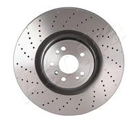 2x Disque de frein Essieu avant perforé/ventilé de l'intérieur 60-00-0551C