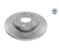 2x Disque de frein Essieu avant plein 015 521 0037/PD MEYLE pour MERCEDES-BENZ