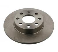 2x Disque de frein Essieu avant plein 02586 FEBI BILSTEIN pour OPEL CORSA A TR
