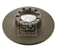 2x Disque de frein Essieu avant plein 08505 FEBI BILSTEIN pour MERCEDES-BENZ /8