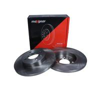 2x Disque de frein Essieu avant plein 19-0767 MAXGEAR pour VW SEAT