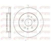 2x Disque de frein Essieu avant plein 61143.00 REMSA pour DAIHATSU TERIOS