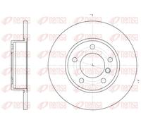 2x Disque de frein REMSA 6323.00 convient pour VW BMW