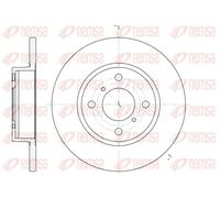2x Disque de frein Essieu avant plein 6621.00 REMSA pour SUZUKI OPEL