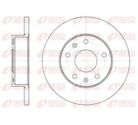 2x Disque de frein Essieu avant plein 6721.00 REMSA pour LAND ROVER FREELANDER I