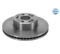 2x Disque de frein Essieu avant ventilé 015 521 2021 MEYLE pour MERCEDES-BENZ