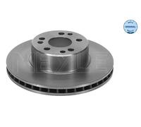 2x Disque de frein Essieu avant ventilé 015 521 2022 MEYLE pour MERCEDES-BENZ