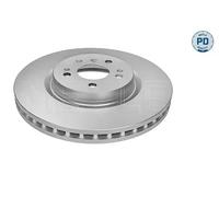 2x Disque de frein Essieu avant ventilé 083 521 2097/PD MEYLE pour MERCEDES-BENZ