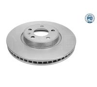 2x Disque de frein Essieu avant ventilé 183 521 0022/PD MEYLE pour AUDI A6 C7 Q5