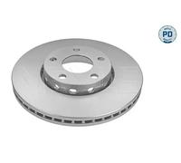 2x Disque de frein Essieu avant ventilé 183 521 1040/PD MEYLE pour AUDI VW SKODA