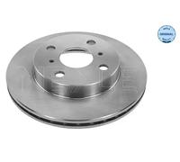 2x Disque de frein Essieu avant ventilé 30-15 521 0020 MEYLE pour TOYOTA YARIS