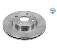 2x Disque de frein Essieu avant ventilé 30-15 521 0035 MEYLE pour TOYOTA COROLLA