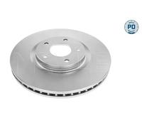 2x Disque de frein Essieu avant ventilé 36-15 521 0070/PD MEYLE pour NISSAN