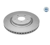 2x Disque de frein Essieu avant ventilé 36-15 521 0075/PD MEYLE pour NISSAN