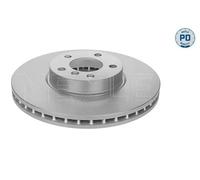 2x Disque de frein Essieu avant ventilé 383 521 0004/PD MEYLE pour BMW X5 X6