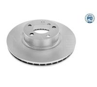 2x Disque de frein Essieu avant ventilé 383 521 0012/PD MEYLE pour BMW X3 X4