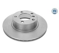 2x Disque de frein Essieu avant ventilé 383 521 0014/PD MEYLE pour BMW 1 3