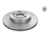 2x Disque de frein Essieu avant ventilé 383 521 3074/PD MEYLE pour BMW X3