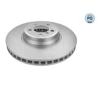2x Disque de frein Essieu avant ventilé 383 521 3076/PD MEYLE pour BMW 7