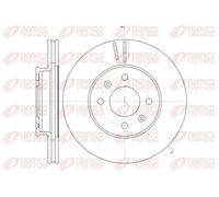 2x Disque de frein Essieu avant ventilé 61023.10 REMSA pour HYUNDAI SUZUKI KIA