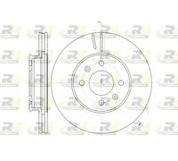 2x Disque de frein Essieu avant ventilé 61023.10 ROADHOUSE pour HYUNDAI SUZUKI