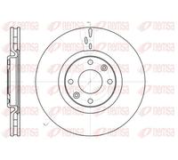2x Disque de frein Essieu avant ventilé 61059.10 REMSA pour CITROËN PEUGEOT