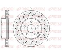 2x Disque de frein Essieu avant ventilé 61068.10 REMSA pour MERCEDES-BENZ