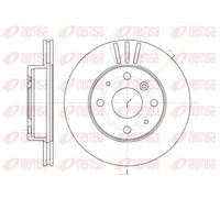 2x Disque de frein Essieu avant ventilé 61095.10 REMSA pour DAIHATSU CUORE II