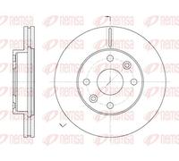 2x Disque de frein Essieu avant ventilé 61116.10 REMSA pour KIA
