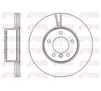 2x Disque de frein Essieu avant ventilé 61194.10 REMSA pour BMW 3 Touring X1 3