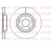 2x Disque de frein REMSA 61217.10 convient pour HYUNDAI KIA