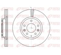 2x Disque de frein Essieu avant ventilé 61235.10 REMSA pour MAZDA 6 Hatchback