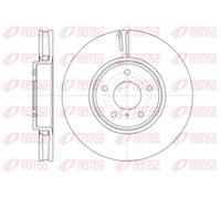 2x Disque de frein Essieu avant ventilé 61244.10 REMSA pour INFINITI FX