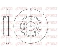 2x Disque de frein Essieu avant ventilé 61294.10 REMSA pour KIA CARNIVAL II