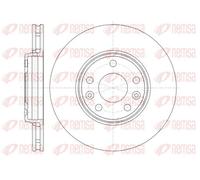 2x Disque de frein REMSA 61344.10 convient pour RENAULT