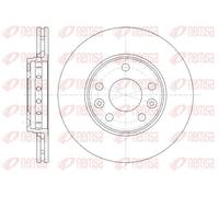 2x Disque de frein Essieu avant ventilé 61346.10 REMSA pour RENAULT MEGANE CC