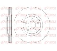 2x Disque de frein Essieu avant ventilé 61349.10 REMSA pour NISSAN X-TRAIL II