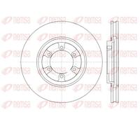 2x Disque de frein Essieu avant ventilé 61366.10 REMSA pour HYUNDAI TERRACAN