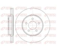 2x Disque de frein Essieu avant ventilé 61376.10 REMSA