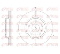 2x Disque de frein Essieu avant ventilé 61423.10 REMSA pour SUZUKI SX4
