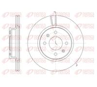 2x Disque de frein Essieu avant ventilé 61424.10 REMSA pour HYUNDAI i20 I
