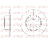 2x Disque de frein Essieu avant ventilé 61449.10 REMSA pour BMW 1 3 4 Coupé