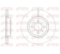 2x Disque de frein Essieu avant ventilé 61463.10 REMSA pour KIA RIO III