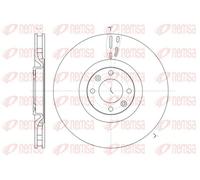 2x Disque de frein Essieu avant ventilé 61470.10 REMSA pour CITROËN PEUGEOT