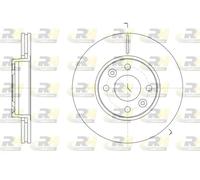 2x Disque de frein Essieu avant ventilé 61474.10 ROADHOUSE pour RENAULT